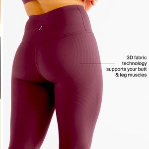 Knix HiTouch™️ High Rise Legging - Burgundy